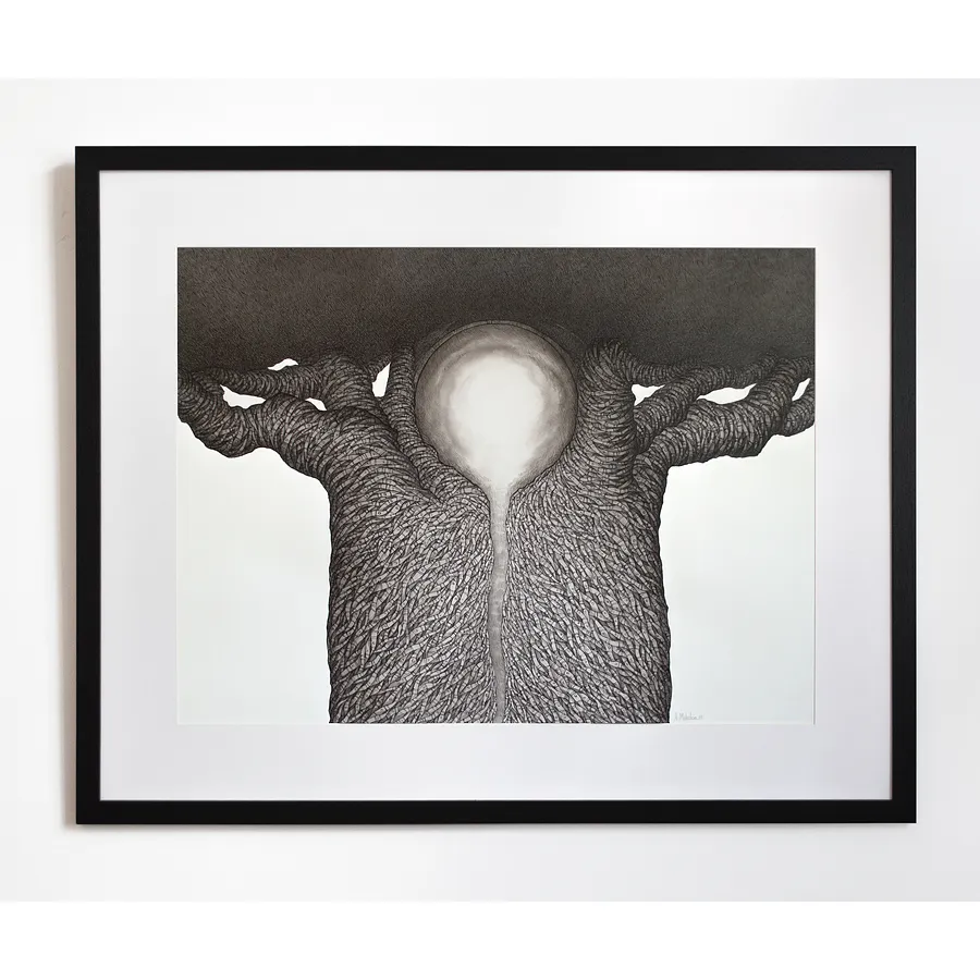Imagen de Árbol de la Vida II | Tree of Life II de Oleksandr Makohon, tamaño: 100 х 80 см, hecho de tinta, papel de algodón, medio Obra gráfica, de Львів, Україна, parte de la serie Tree of Life, con un precio de $1000 (≈ 44,831 грн)