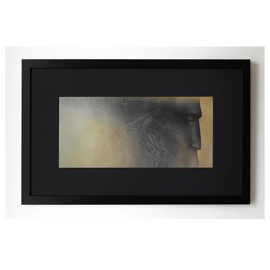 Obraz Сон | Dream autorstwa Олександр Макогон, rozmiar: 77 х 49 см, medium Графіка, część serii Portraits, cena: $350