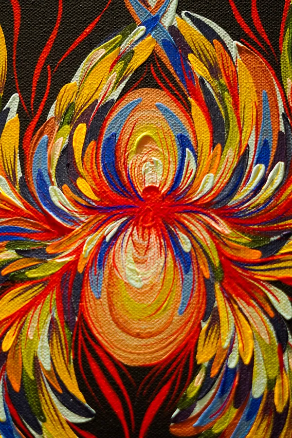 Image de Істота чистого вогню і любові par Kateryna Kostiuk, taille : 20*30, médium Живопис, faisant partie de la série Чисте Мистецтво, au prix de €50