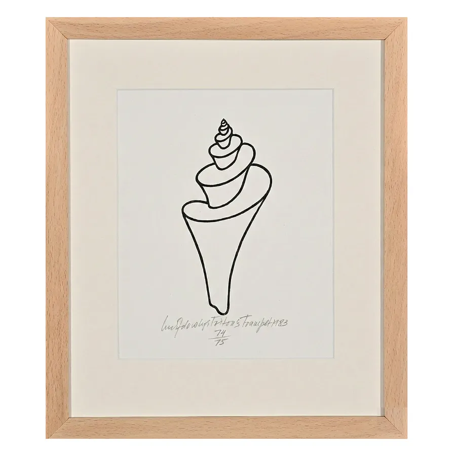 Bild von Тритон von Гніздовський Яків, Größe: 17 х 10 см, Дереворіз Medium, Teil der 33/75 Serie, zum Preis von $550