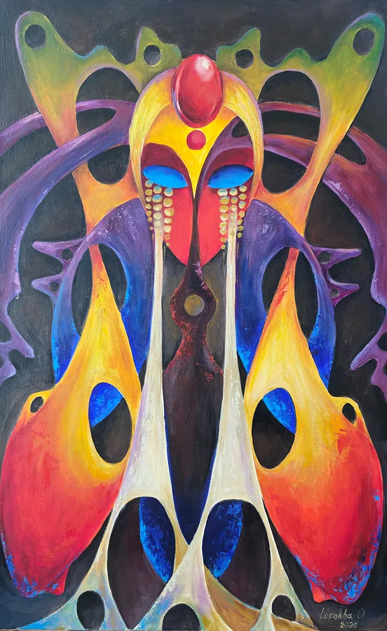 Image de Присутність par Оксана Лопоха, taille : 50х80, médium Живопис, faisant partie de la série Хранителі, au prix de $1200