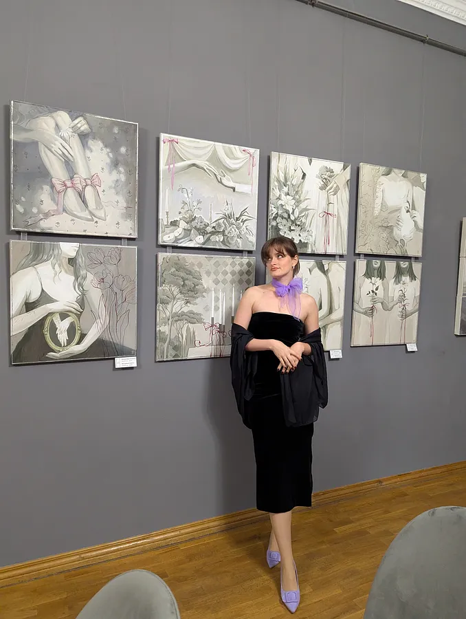 Portrait of Olha Vlasova, who works in the Artist style (Zhytomyr, Ukraine)