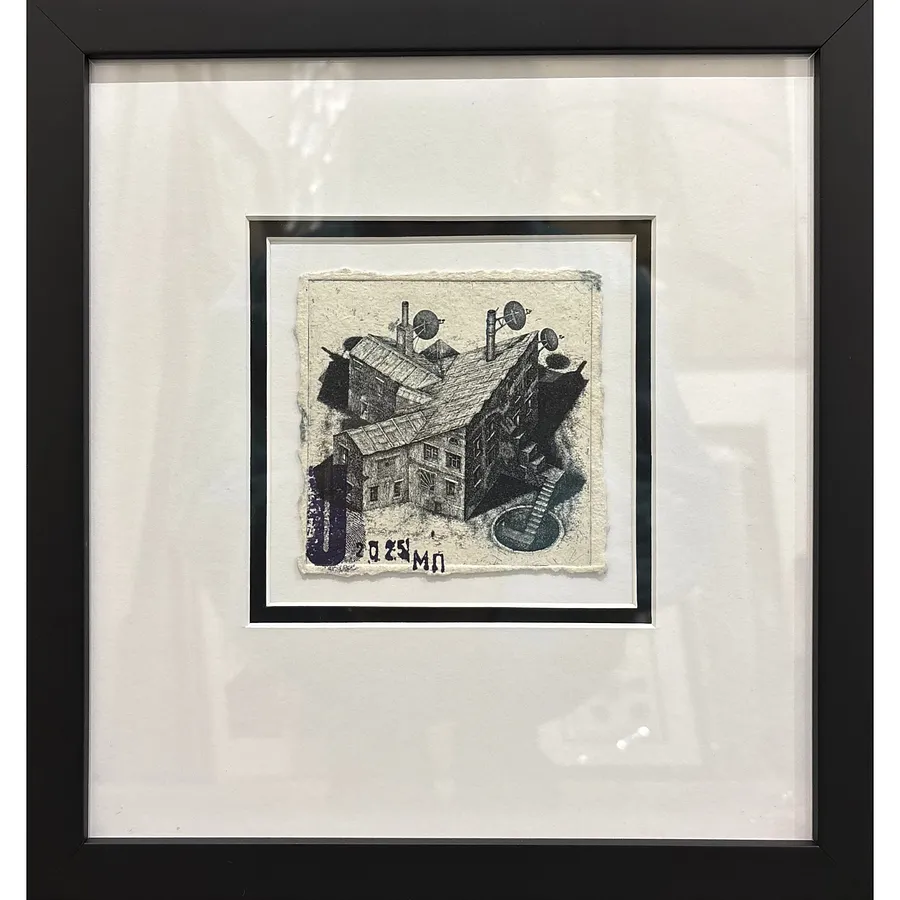 Image de з серії "Харківські нотатки 2025" par Маков Павло, taille : 10 х 10 см, médium Графіка, au prix de €300