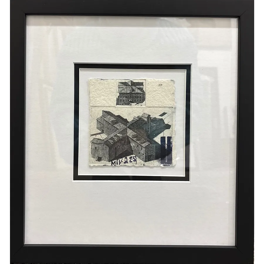 Obraz з серії "Харківські нотатки 2025" autorstwa Маков Павло, rozmiar: 10 х 10 см, medium Графіка, cena: €300