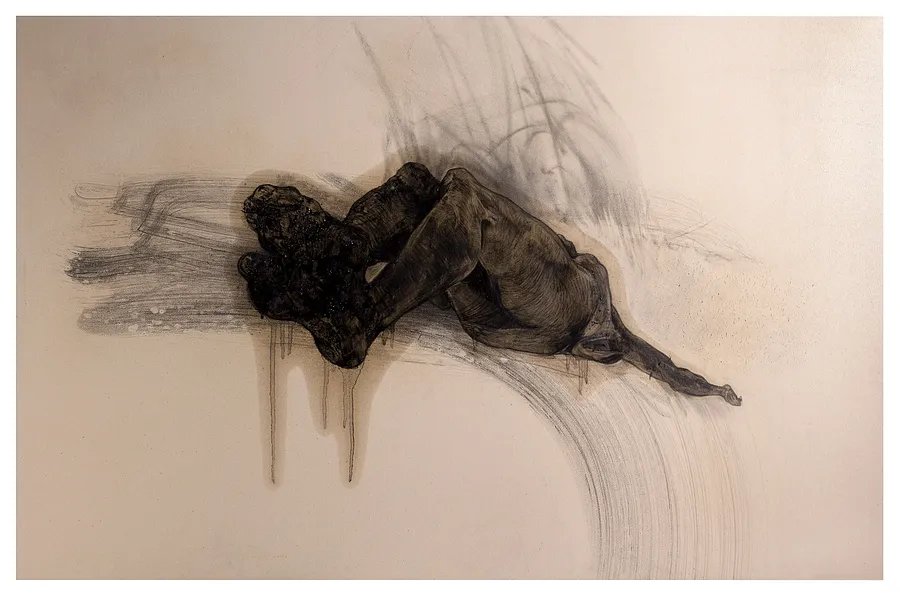 Image de Untitled par євген григор'єв, médium Графіка, faisant partie de la série "Посмішка розіп'ятої людини", au prix de €800