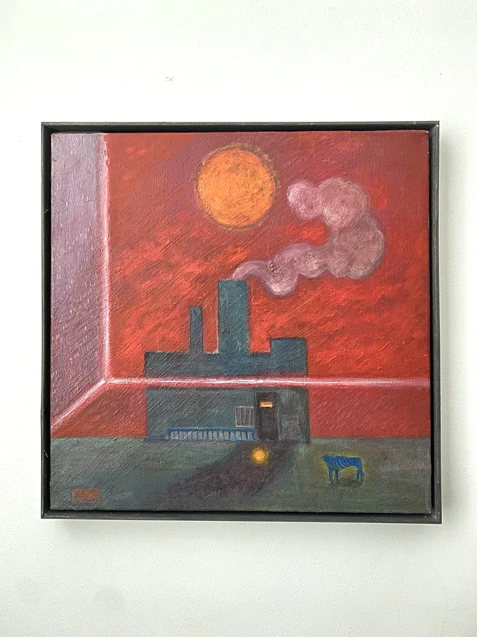 Image de Anticipation  par ABRA, taille : 40x40cm, médium Painting, faisant partie de la série Architecture of presence, au prix de $300