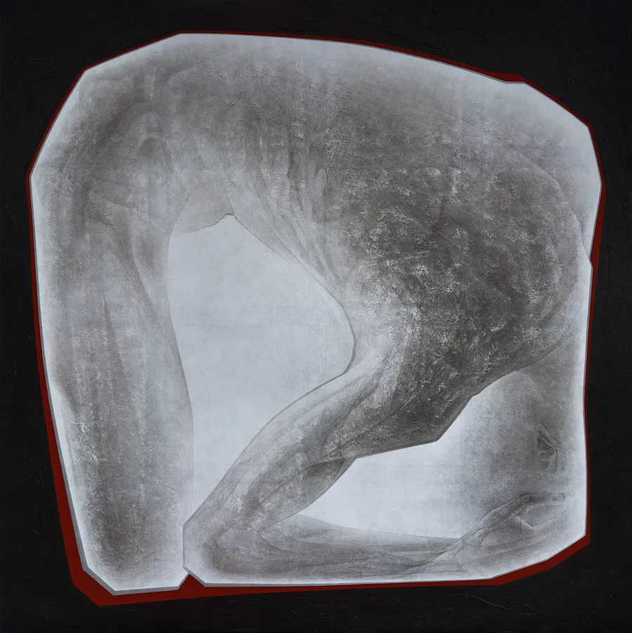 Image de ПОЛОН par ДЕНИС ТИМЧИШИН, taille : 190x190 см, médium РОБОТИ, faisant partie de la série ОСТАННІЙ СНІГ, au prix de $4500