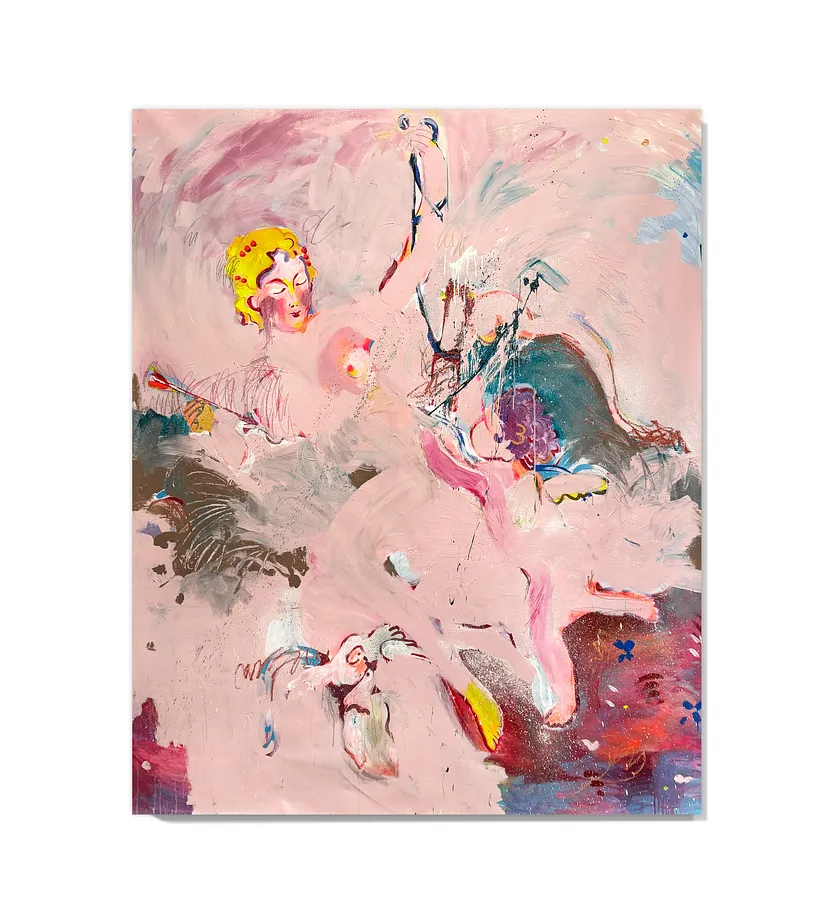 Imagen de Diana de Notuko, tamaño: 150х190, hecho de Mixed media on canvas, medio Pintura, de Rivne , parte de la serie myths, con un precio de €3900