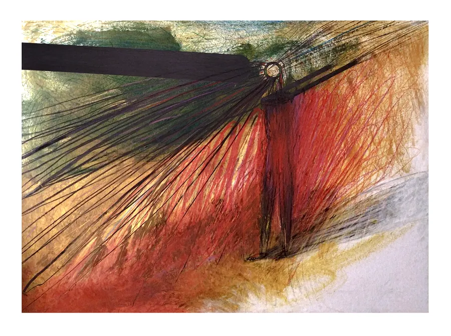 Obraz Untitled autorstwa євген григор'єв, medium Графіка, część serii "Камені у кишенях"